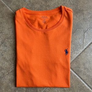 NWOT - Polo Ralph Lauren Orange Cotton Crew Tee